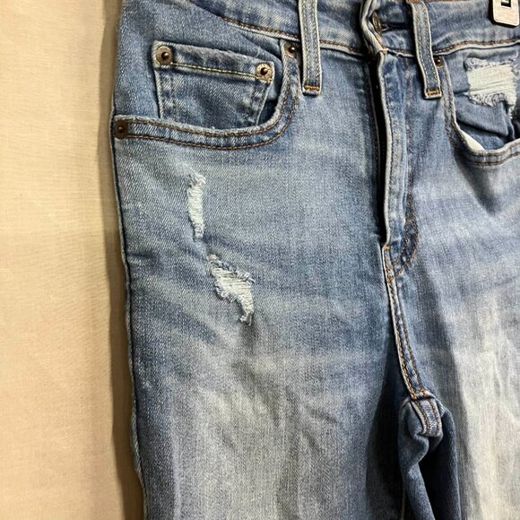 Levi's Women's Size 24X30 Blue 721 High Rise Skinny Jeans High Beams - Picture 11 of 16